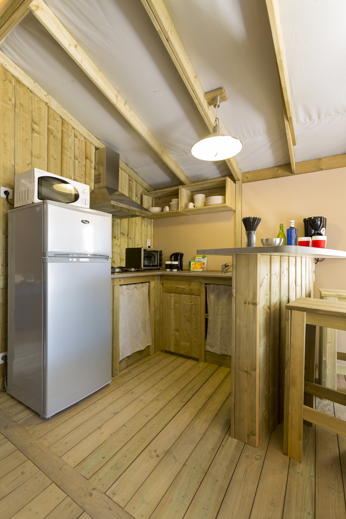 Eco-lodge - cuisine - Les Restanques