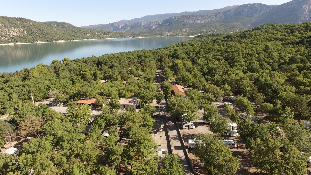 Vue du ciel - Camping municipal Les Ruisses