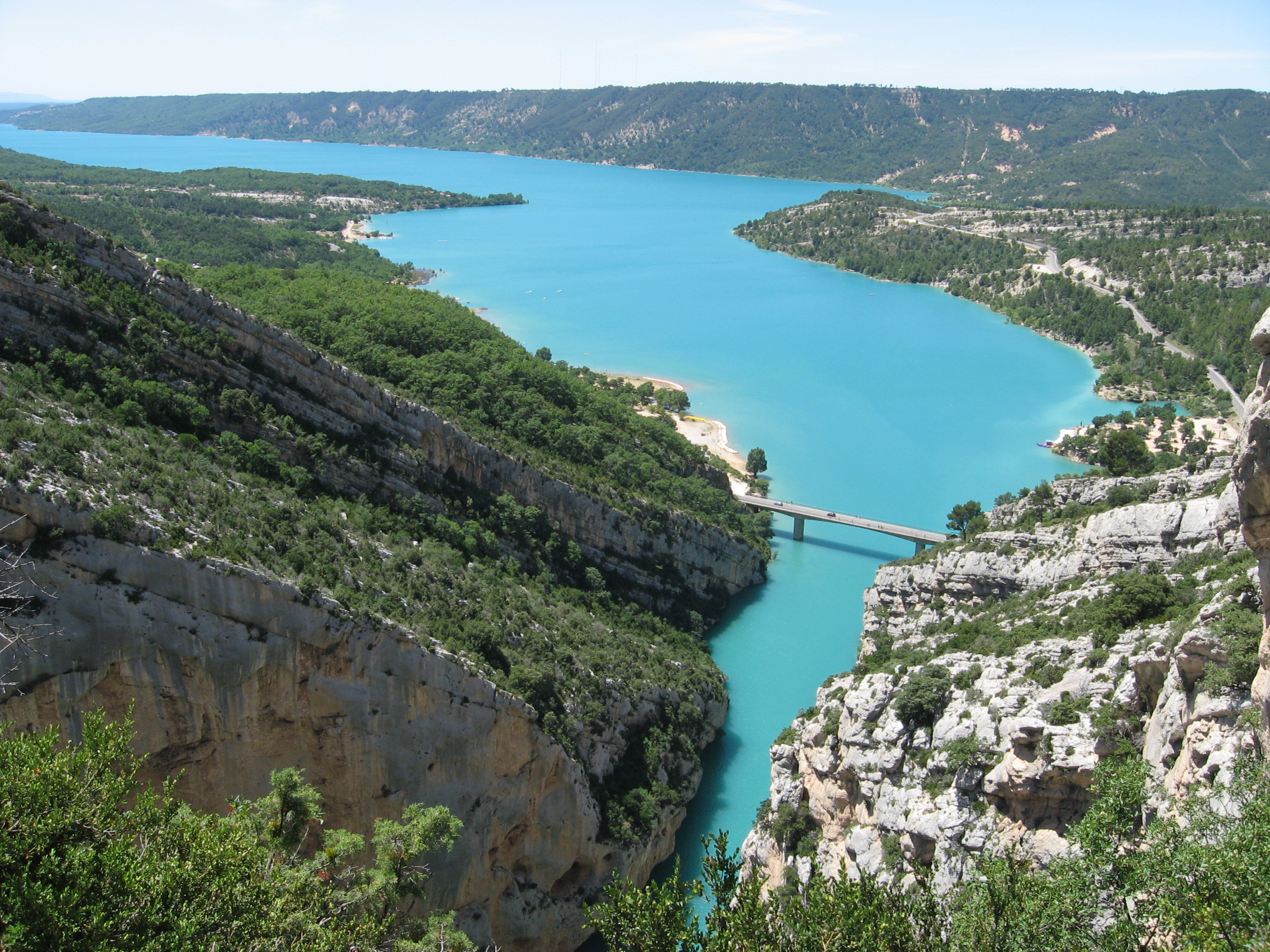 Entrée des Gorges du Verdon - Lac de Sainte-Croix