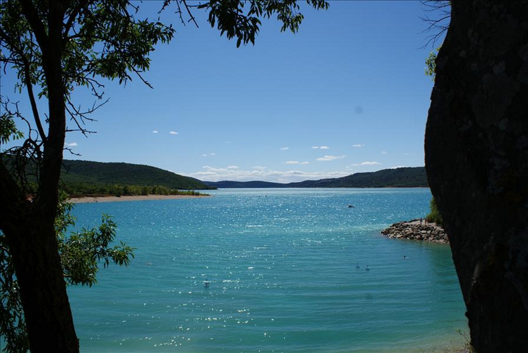 Eaux turquoise - Lac de Sainte-Croix