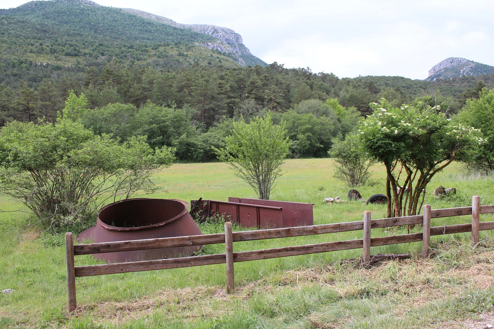 Anciennes installations - Scierie du Mont Brouis