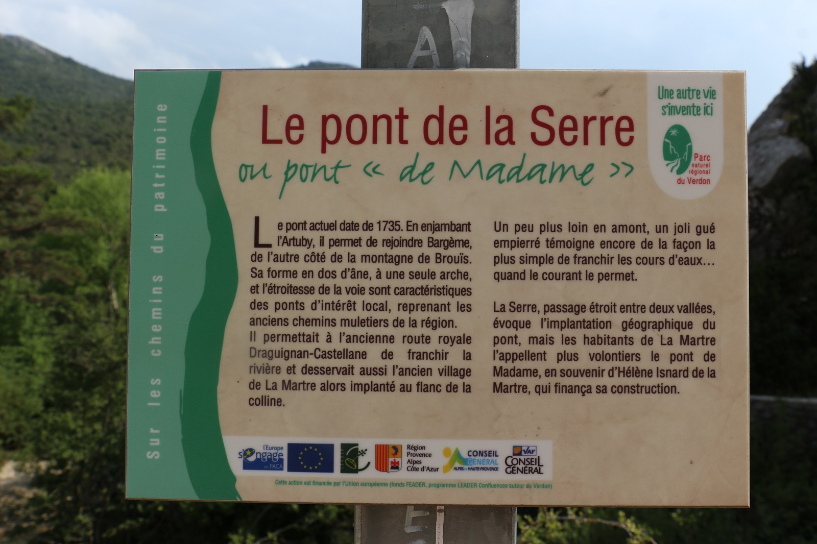 Descriptif - Le Pont de la Serre dit 