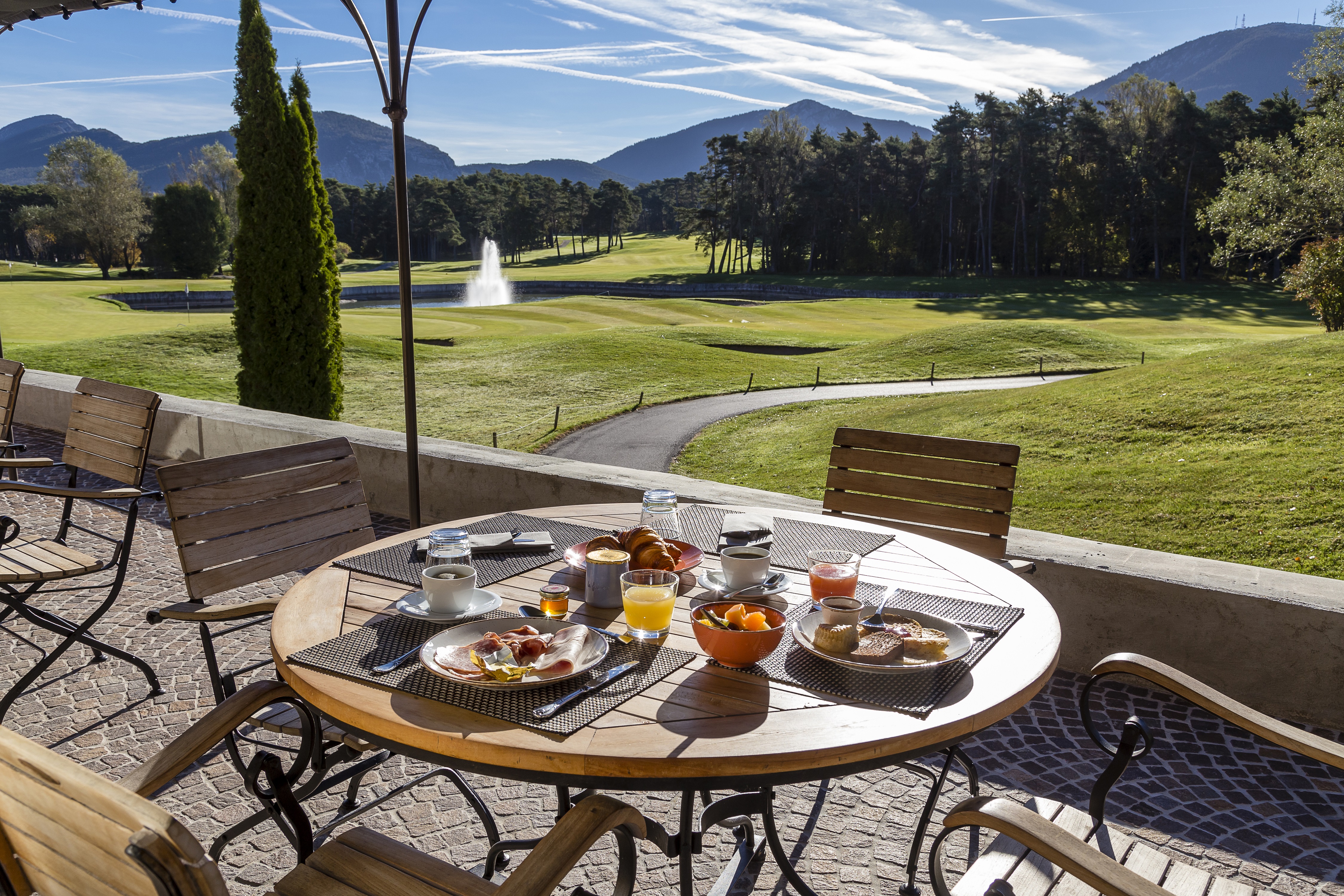 Sur la terrasse extérieure - Trattoria Da Mario