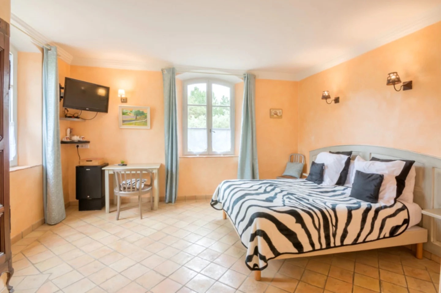 Une des chambres - Les Jardins de l'Ermitage