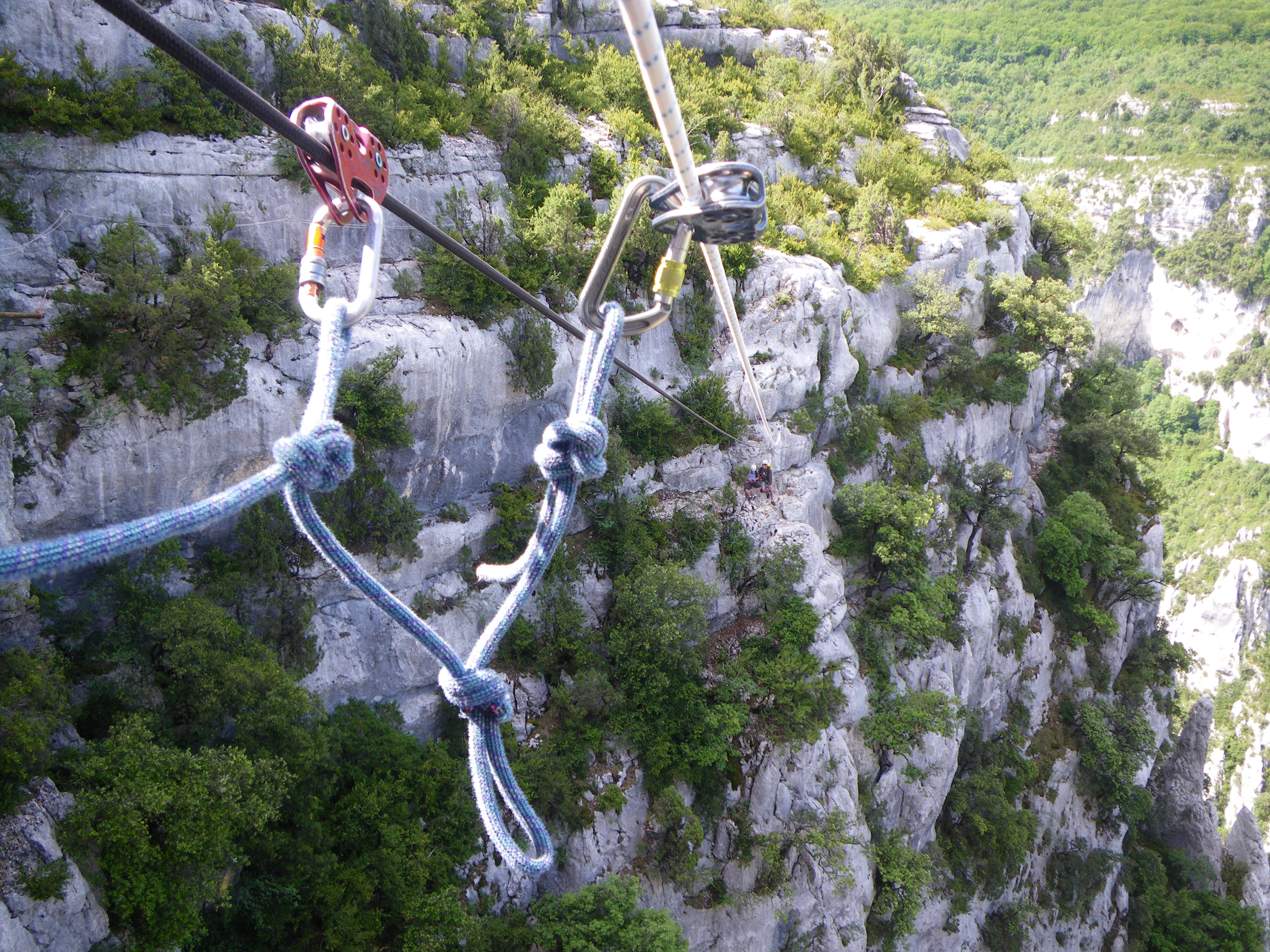 Dans les Gorges - Parcours aventure avec Vertigo Verdon