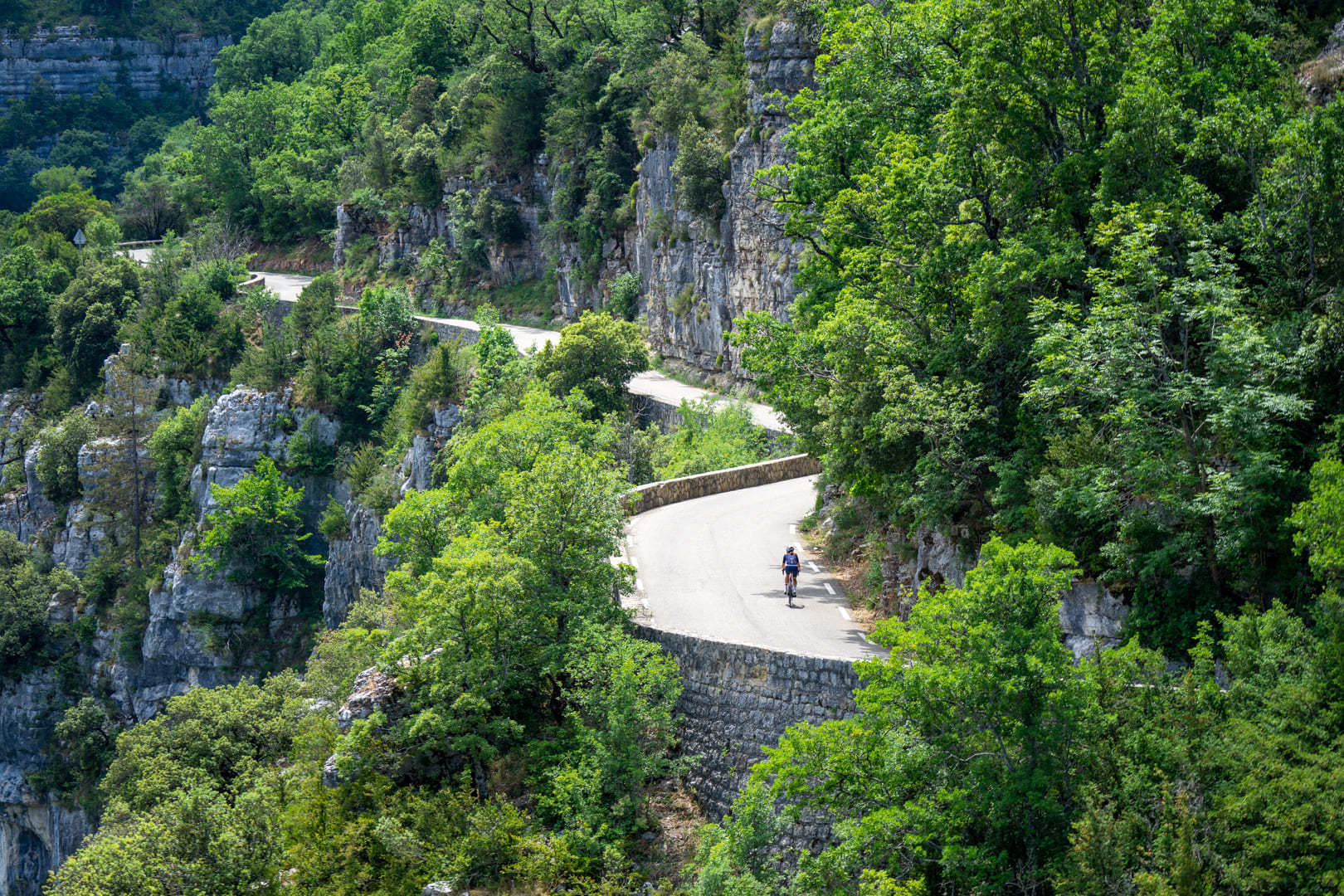 Dans les Gorges du Verdon - Tour du Verdon à vélo