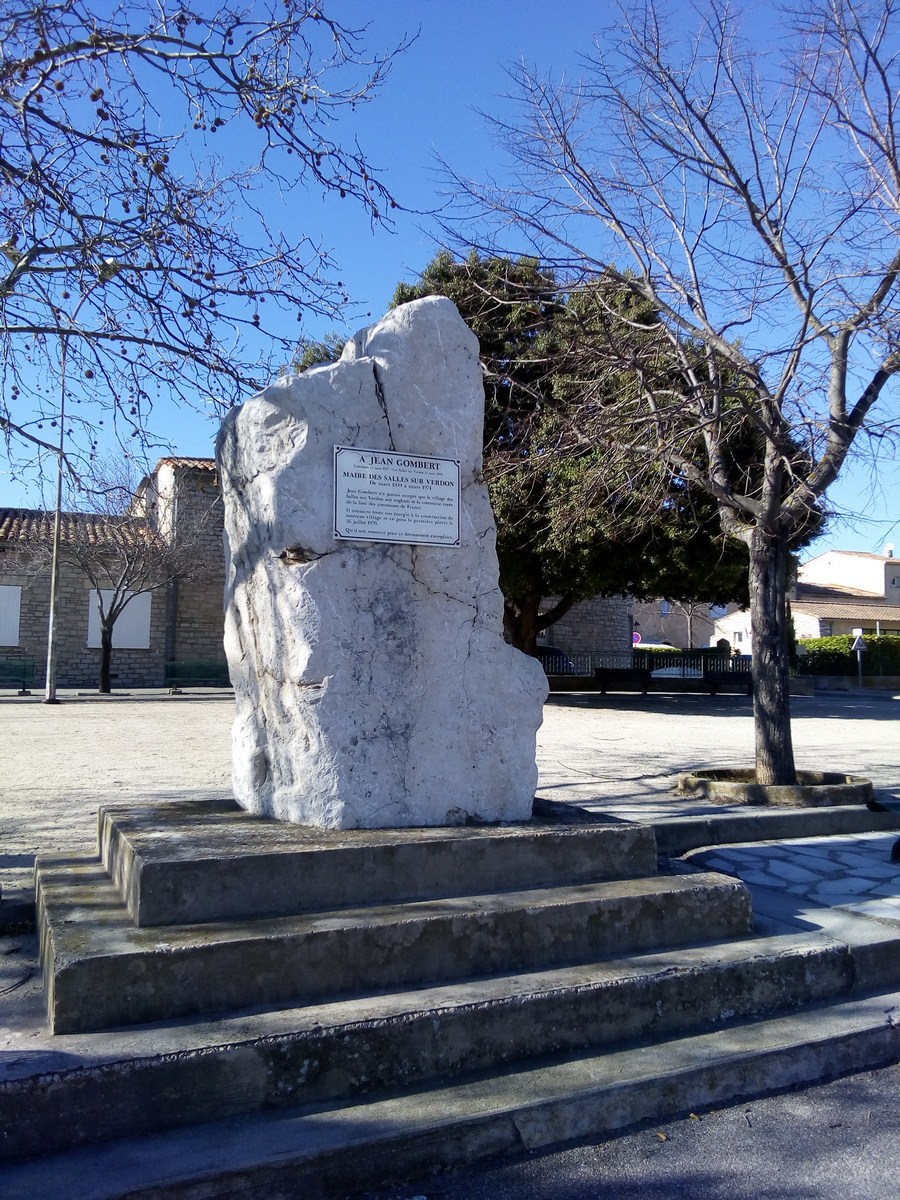 En mémoire à Jean Gombert - Stèle 