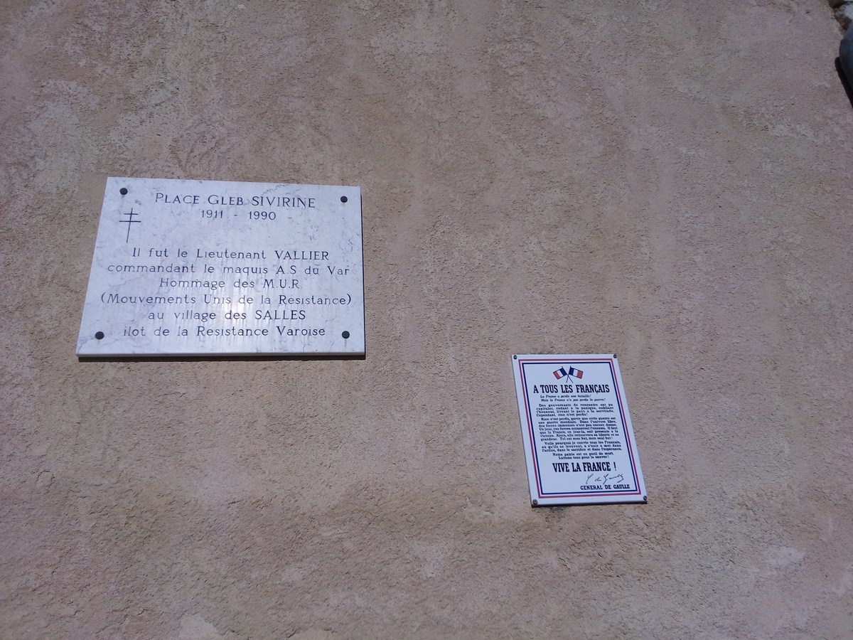 Gleb Sivirine - La plaque