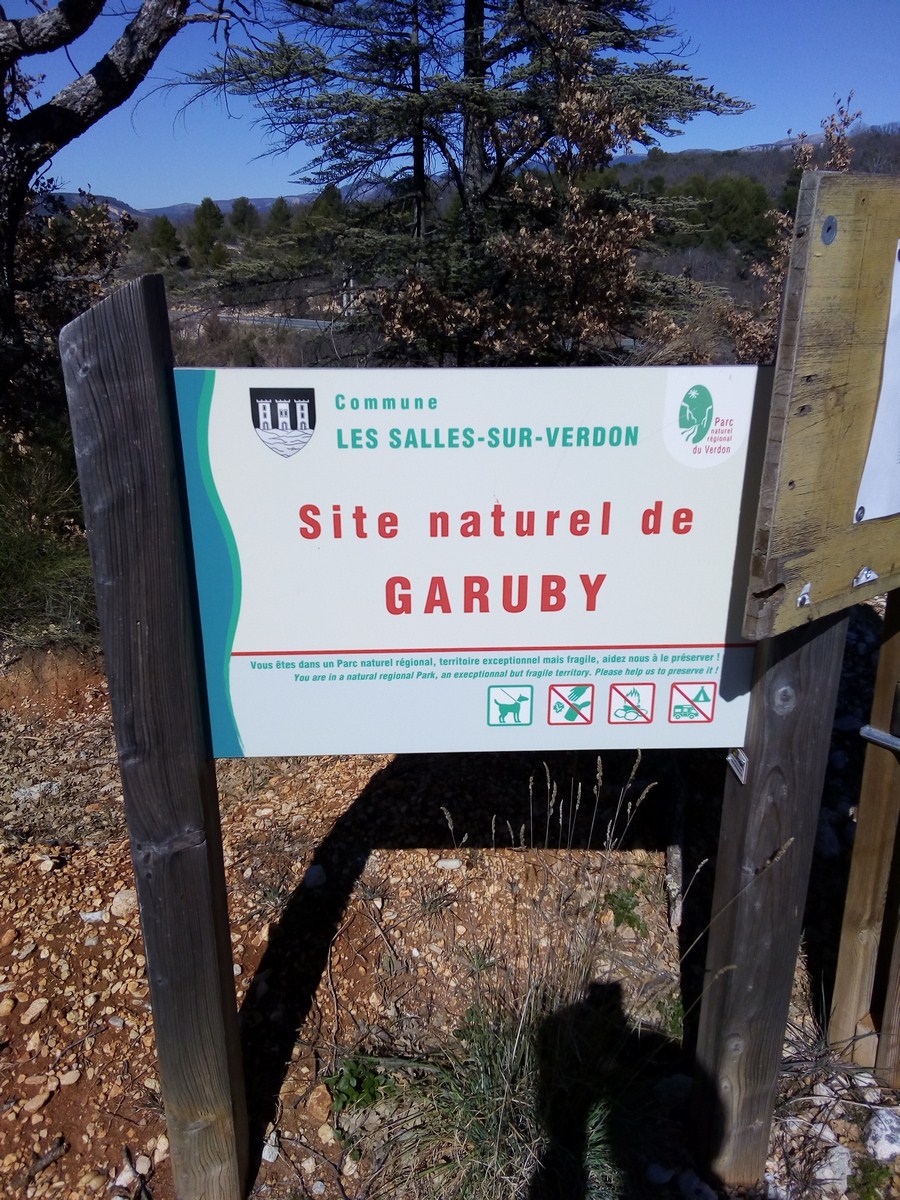 Le panneau - Site naturel de Garuby
