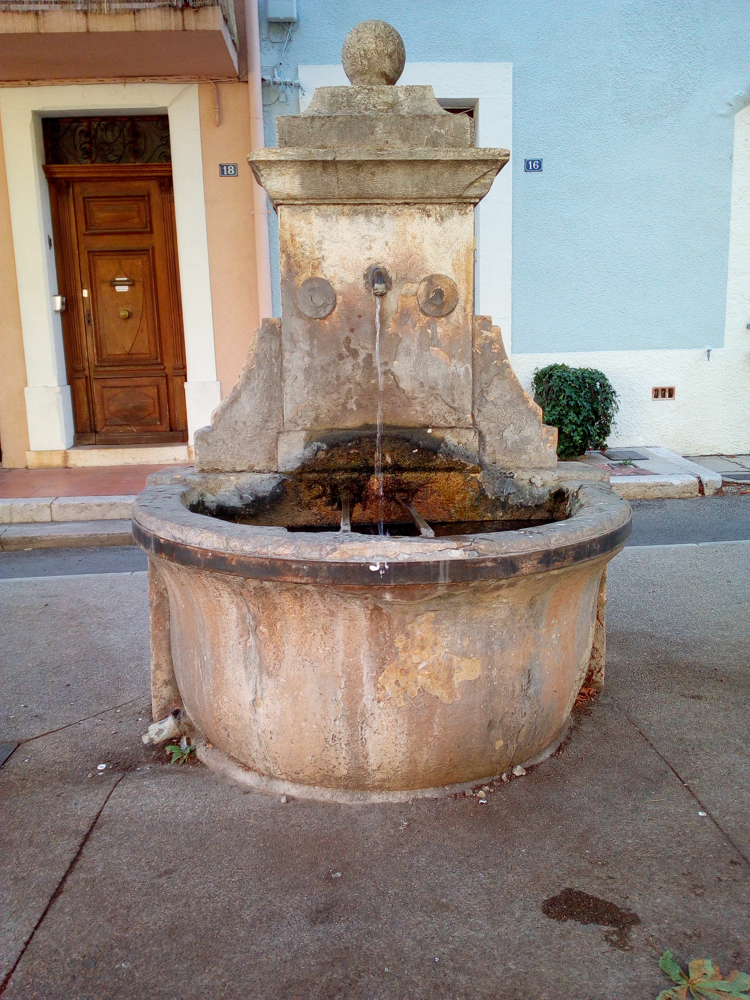 Fontaine Georges Clémenceau - Aups