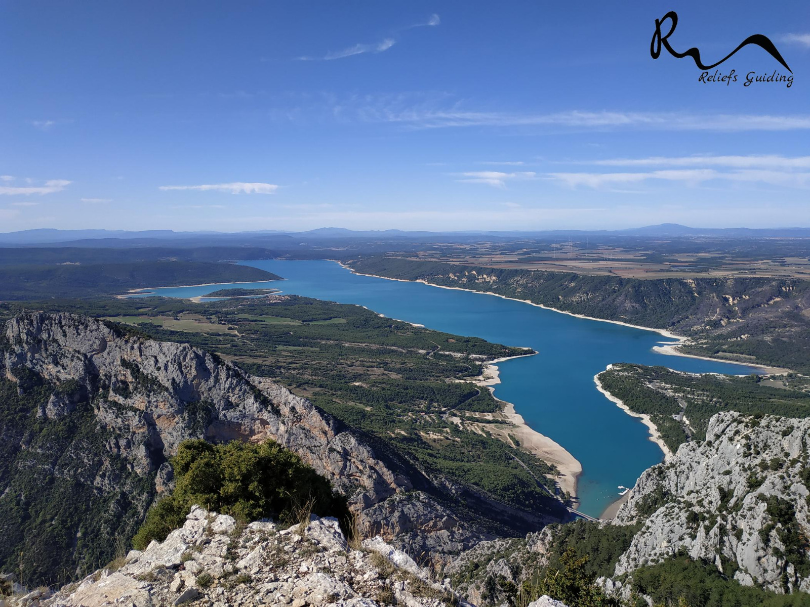 Vue sur le lac - Les bords du lacs de Sainte-Croix