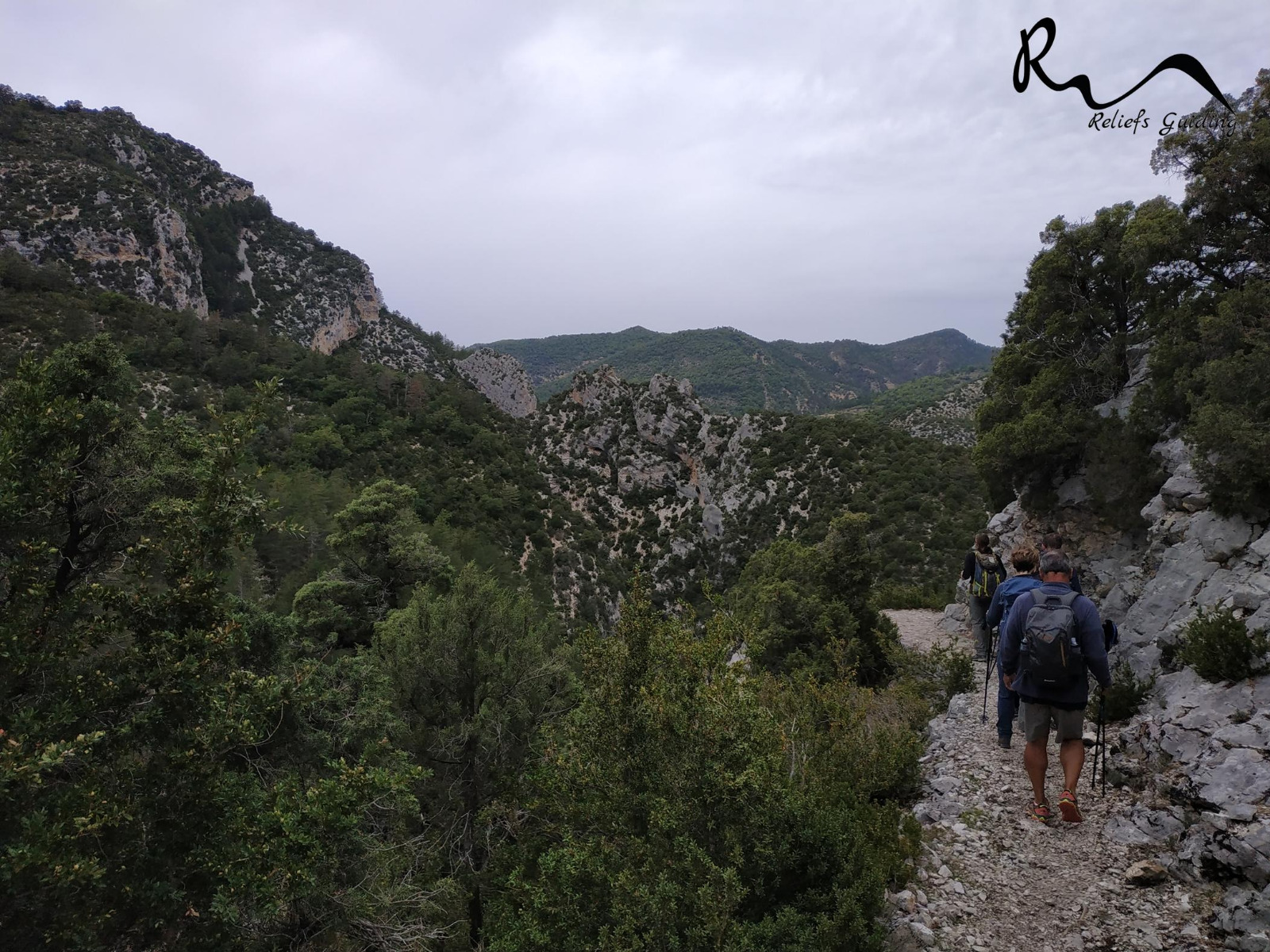 Gorges de Trévans - Reliefs