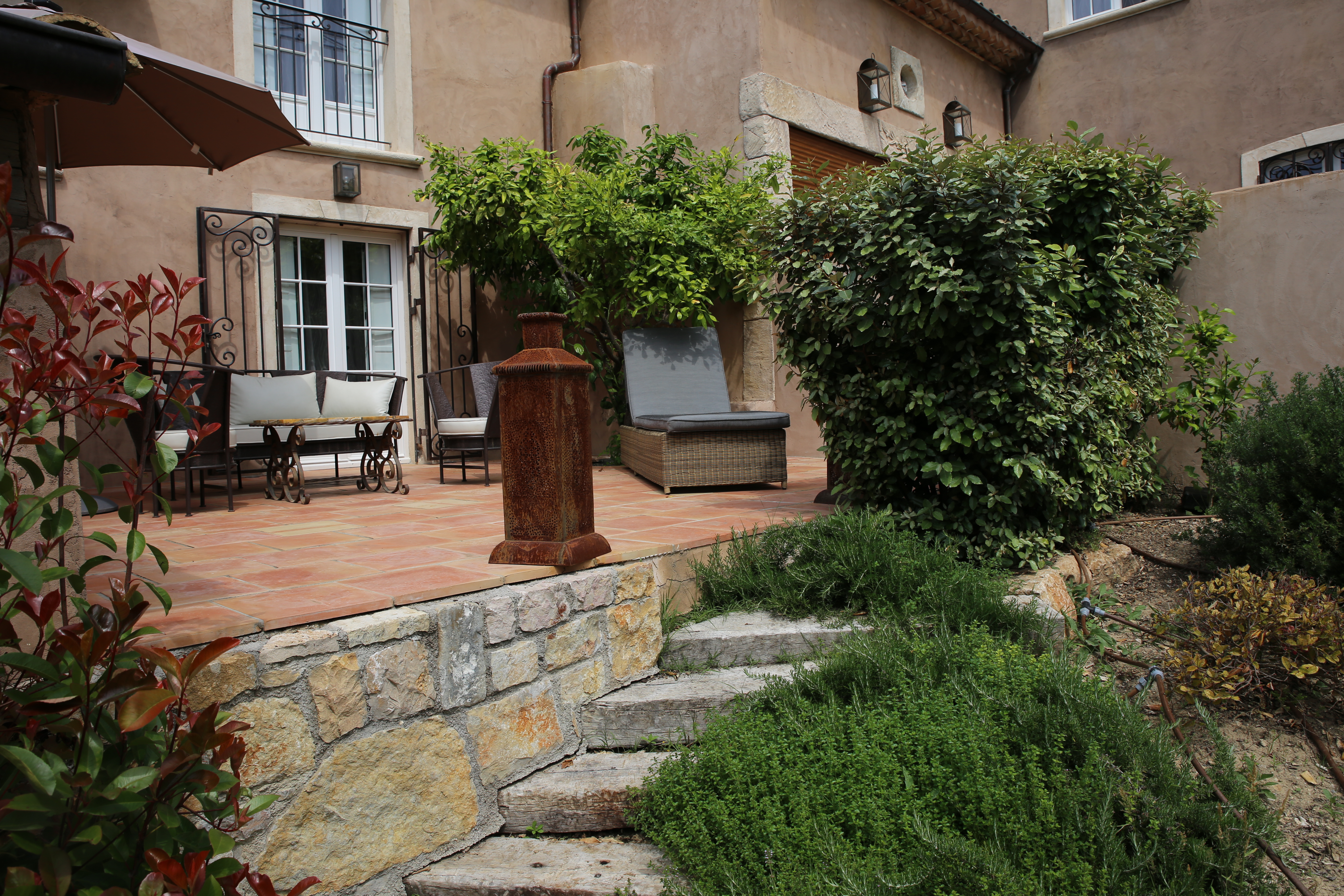 Terrasse - Domaine des Sanguinèdes