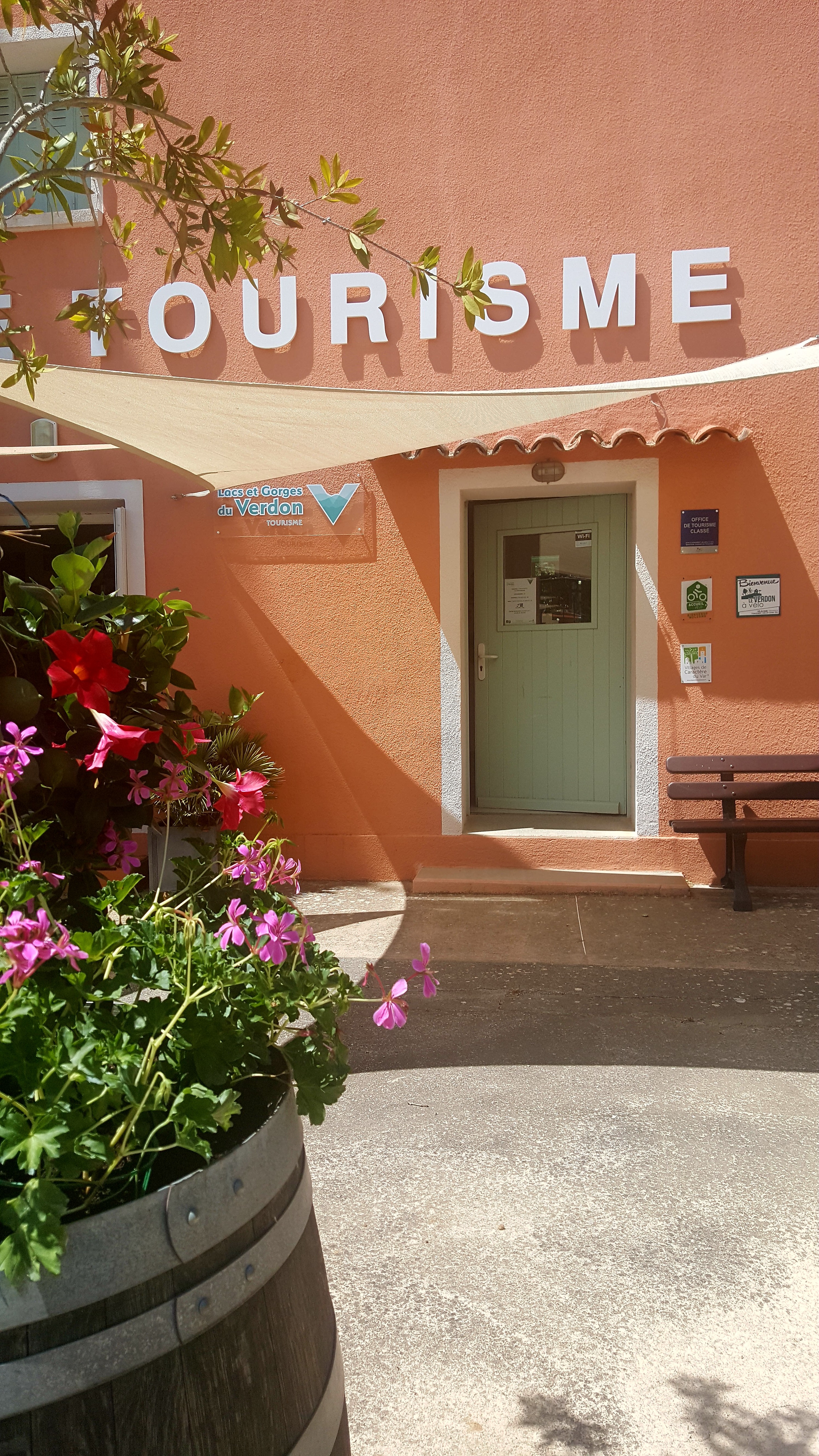 Entrée du bureau - Bureau d'Information Touristique de Villecroze