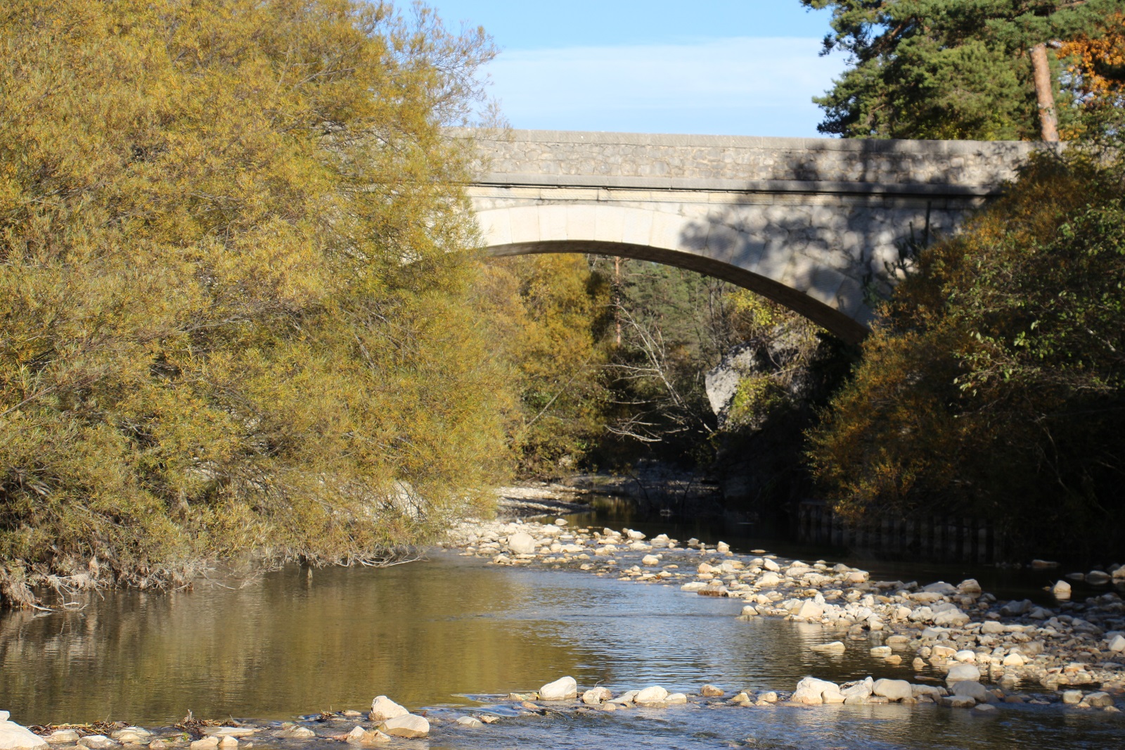 Rivière du Jabron - Pont Neuf