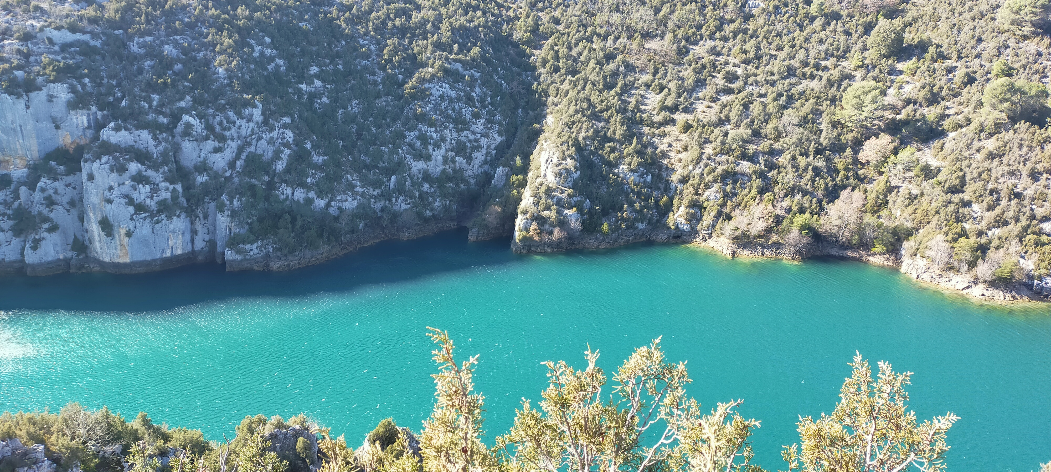 Les eaux turquoise du Verdon - Vue du Belvédère d'Artignosc