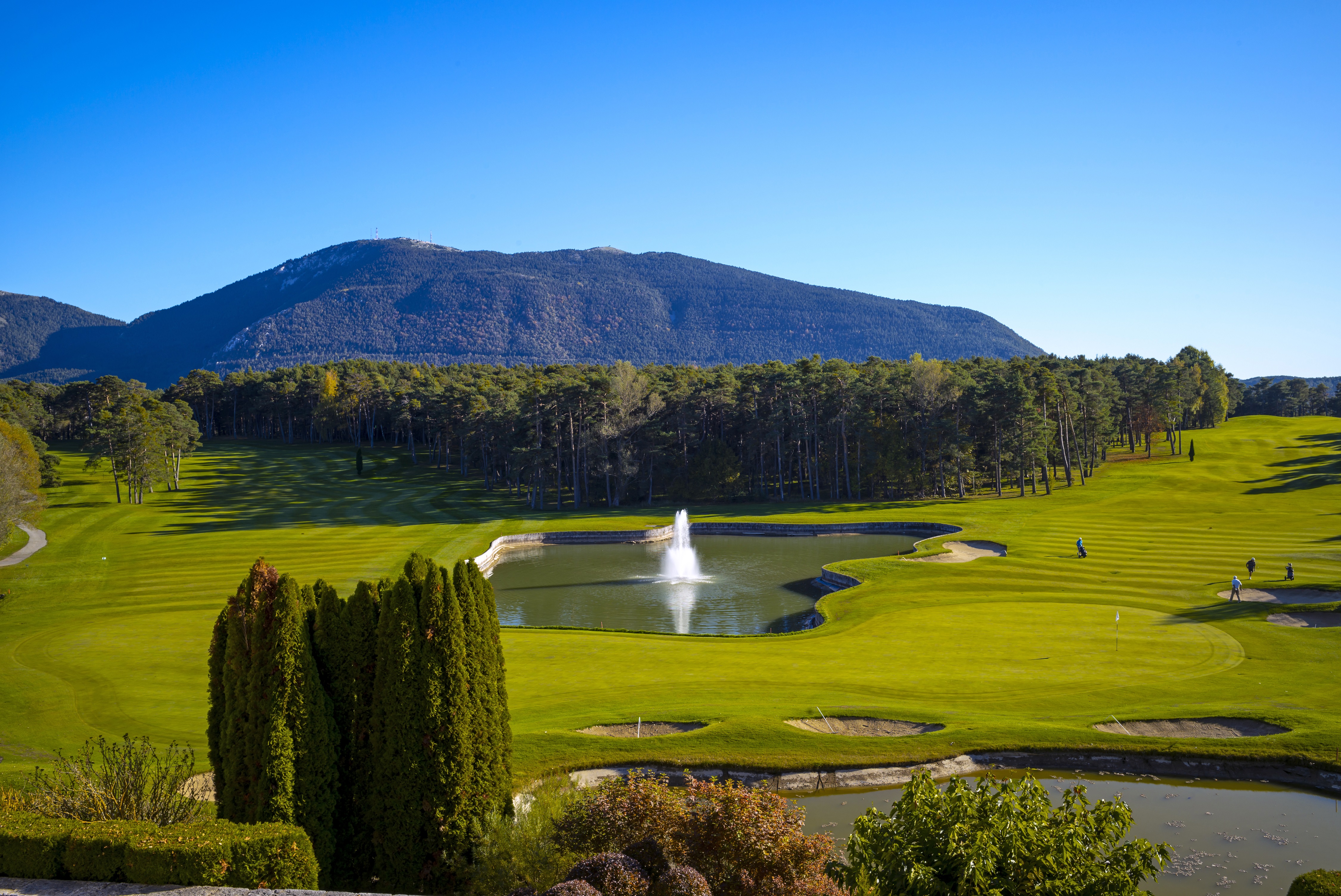 Vue sur le golf - Château de Taulane