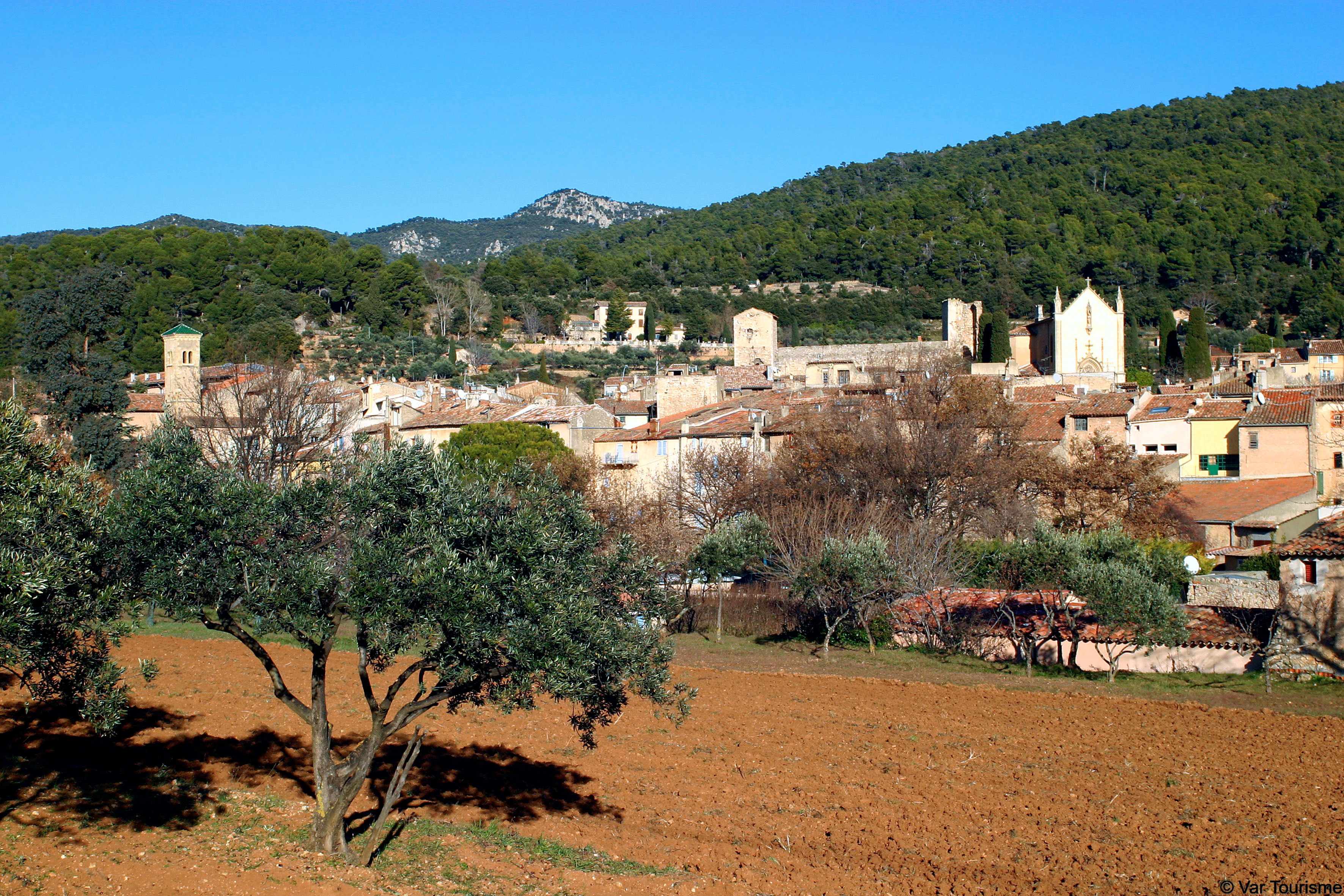 Vue sur le village - Aups