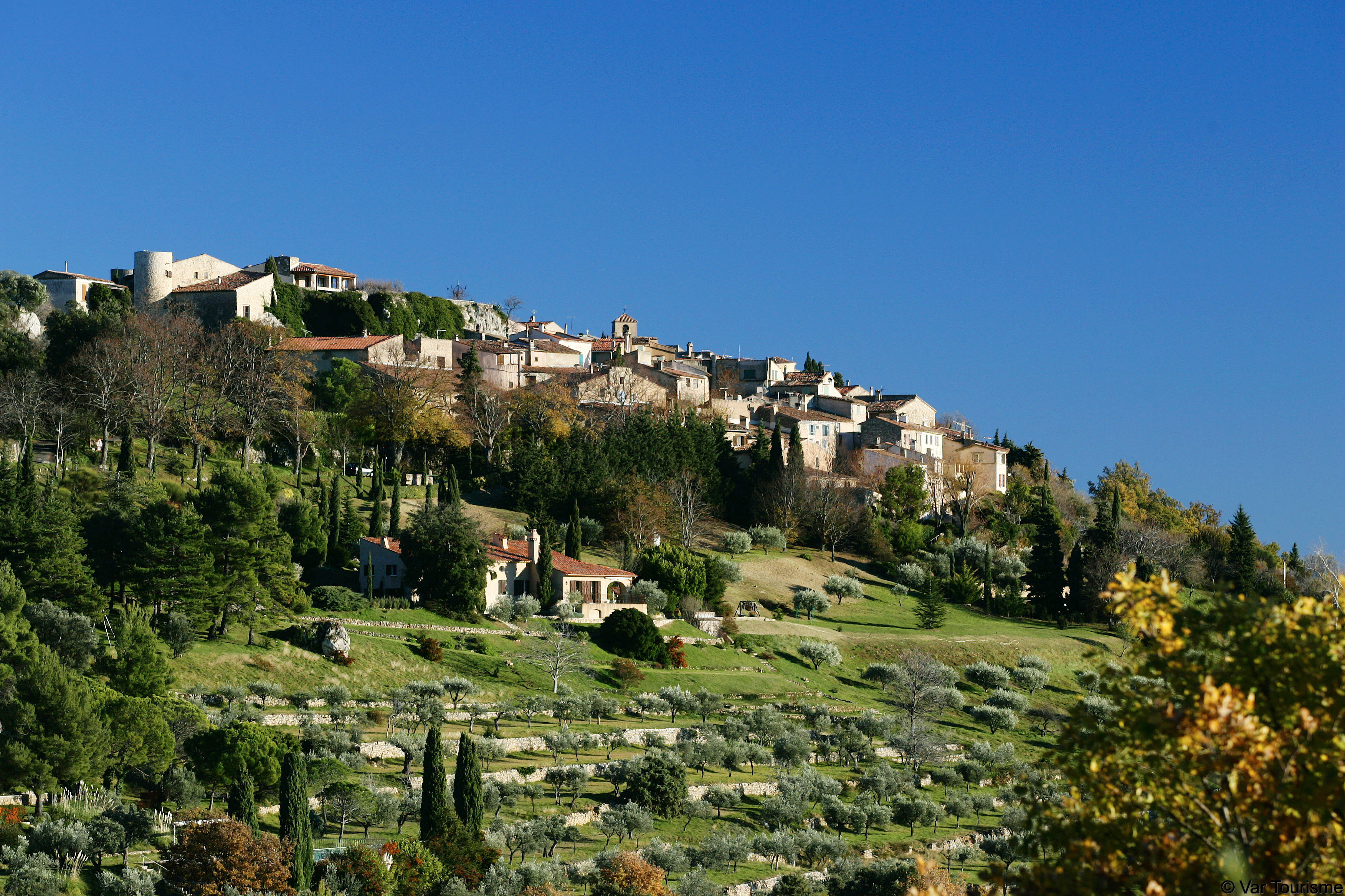 Vue du village - Tourtour