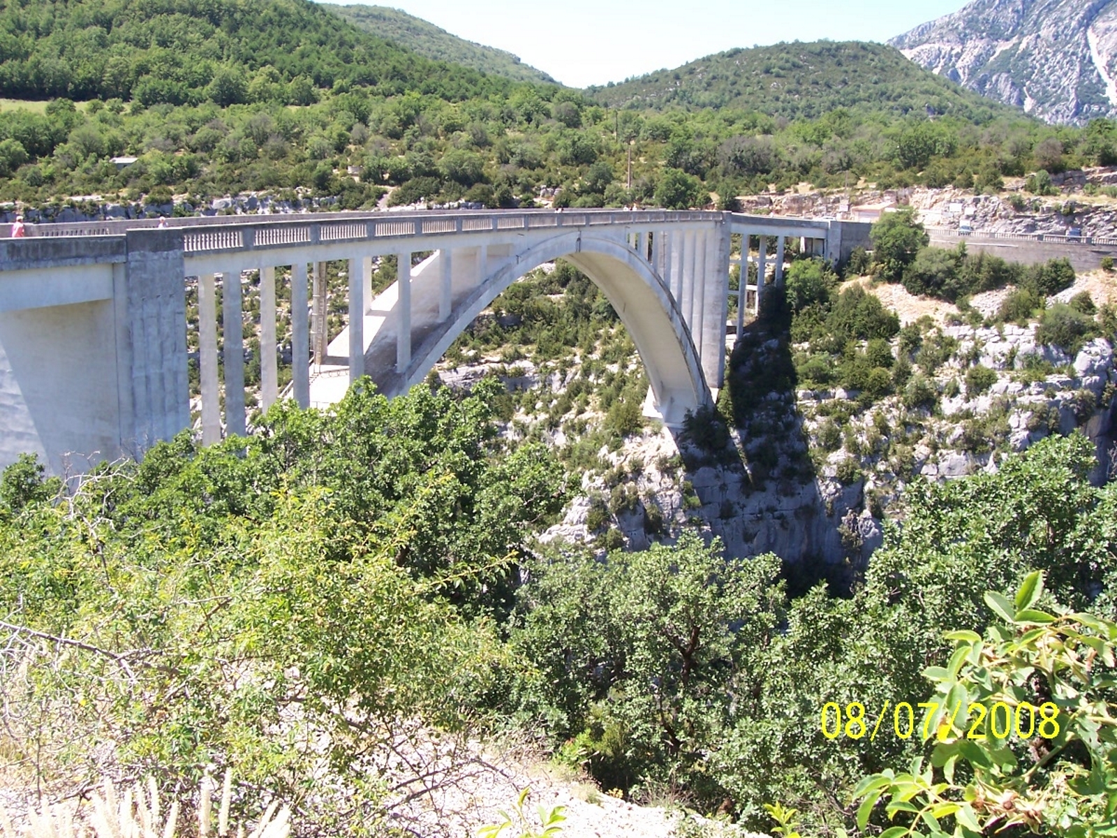 Vue générale - Pont de l'Artuby