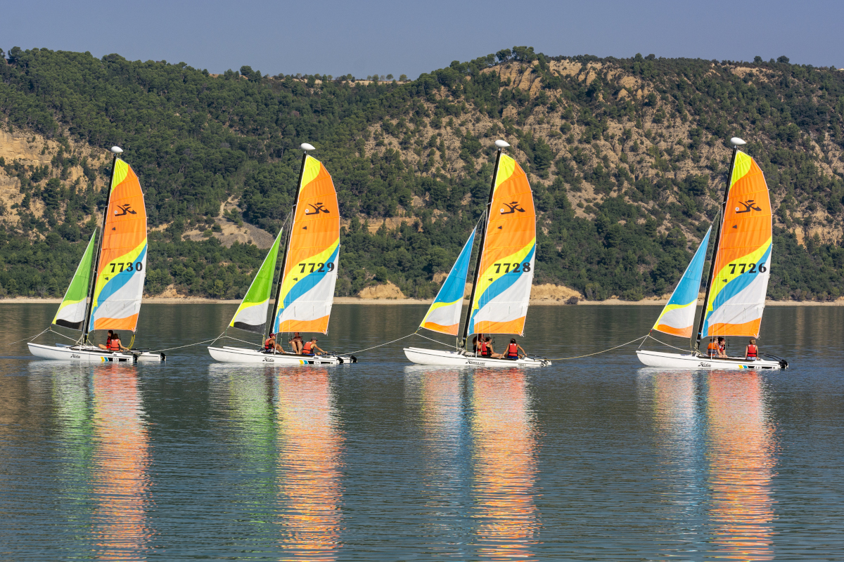 Photo Initiation frisson en catamaran