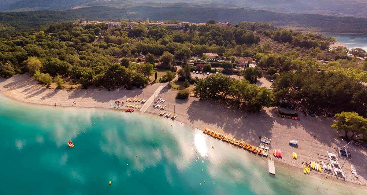 Vue du bord du lac - Initiation sécourité nautisme