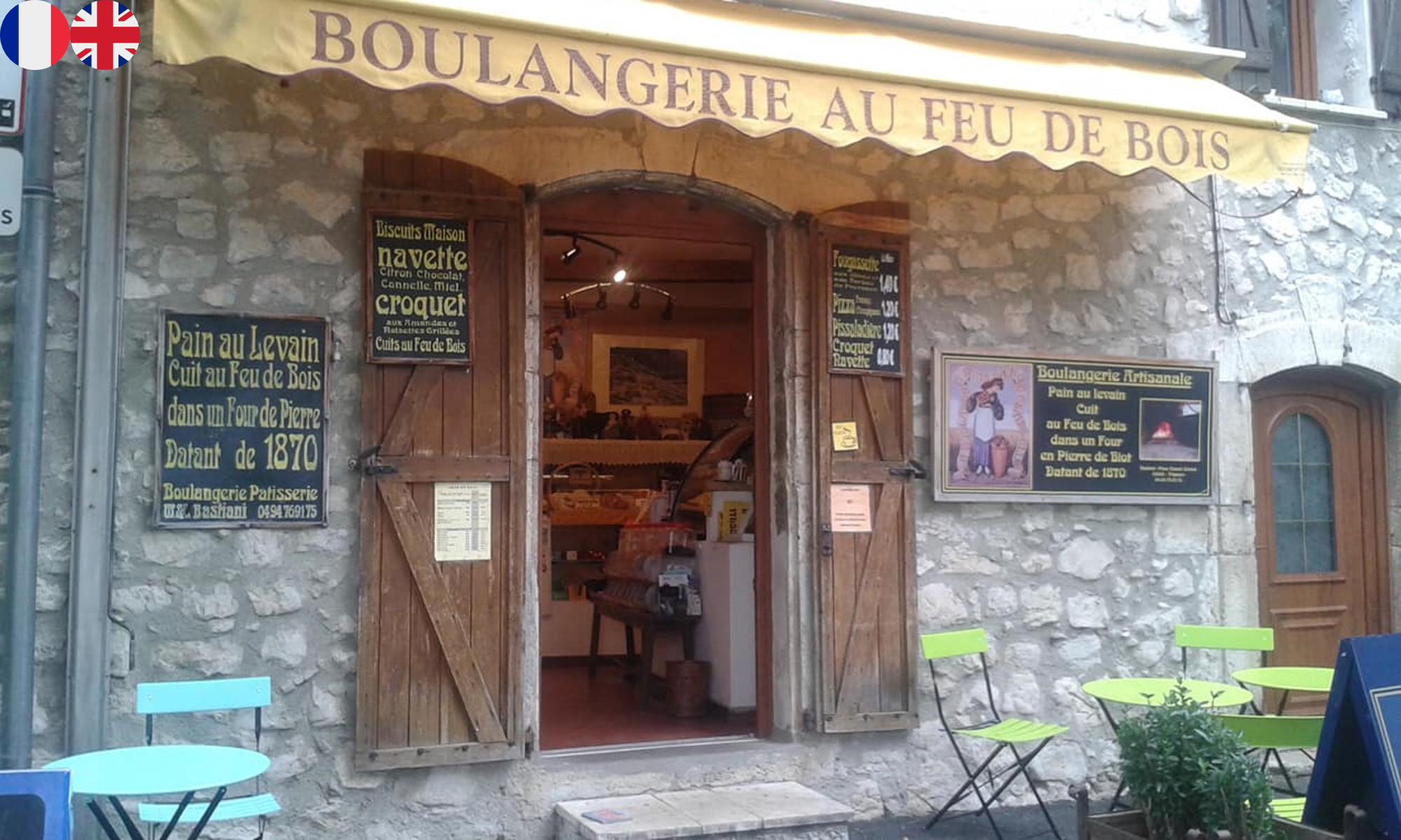 Entrée - Boulangerie au feu de bois