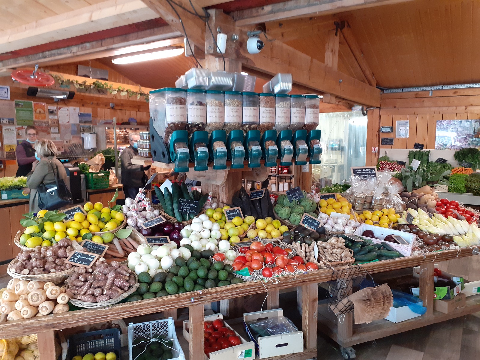 Vue générale - Fruits et légumes du Logis du Pin