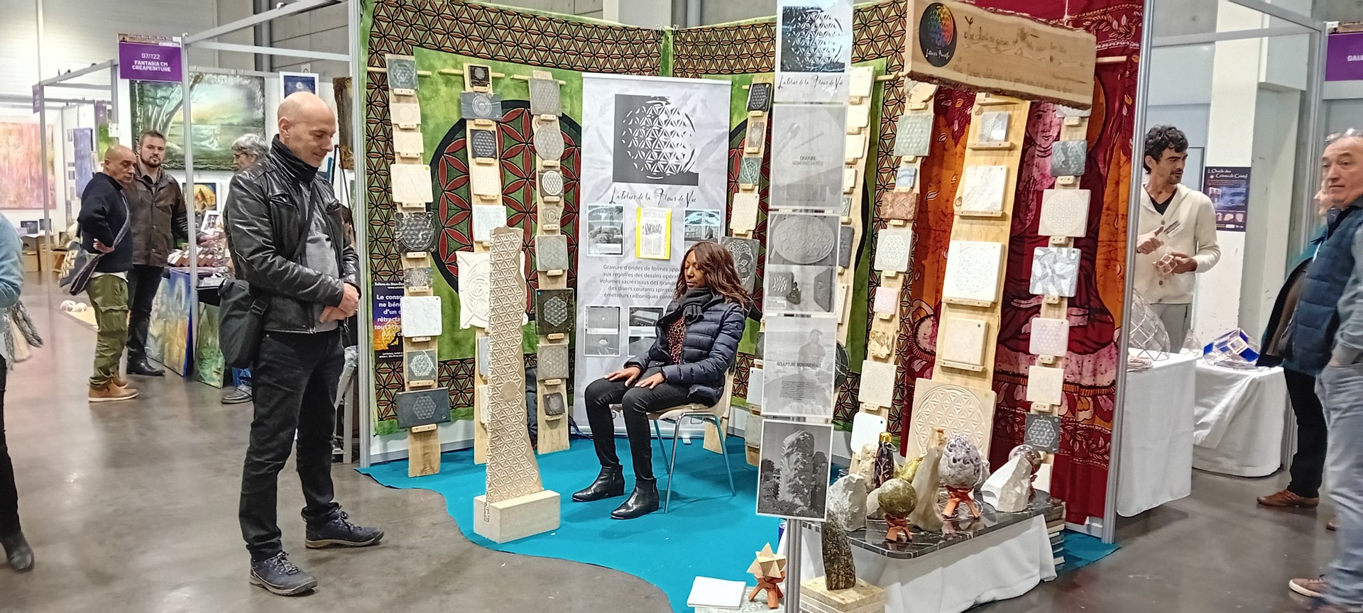 Participation salon du bien-être - Atelier de la Fleur de Vie_La Martre
