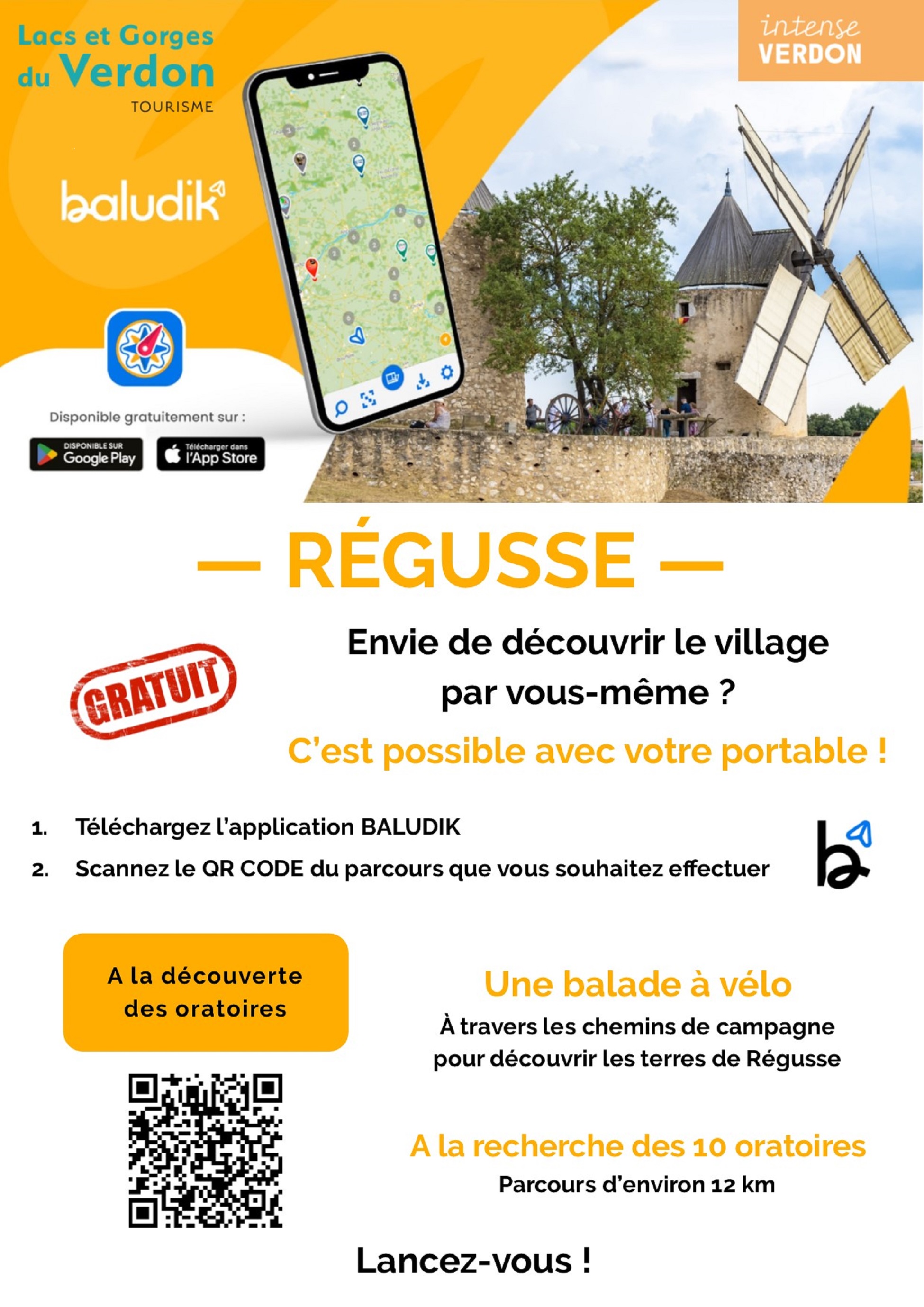 Affiche Régusse - Jeu de piste Baludik