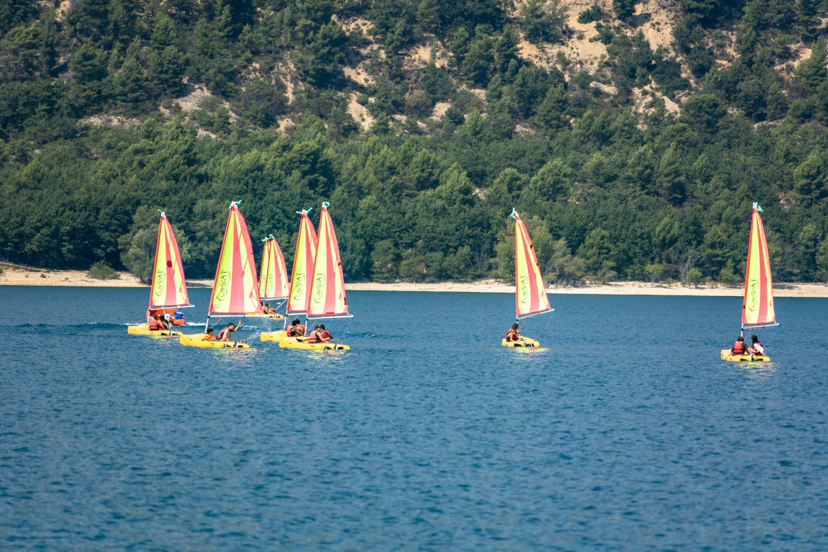 Photo Cours de catamaran, funboat, paddle, planche à voile, wing foil et wing sup