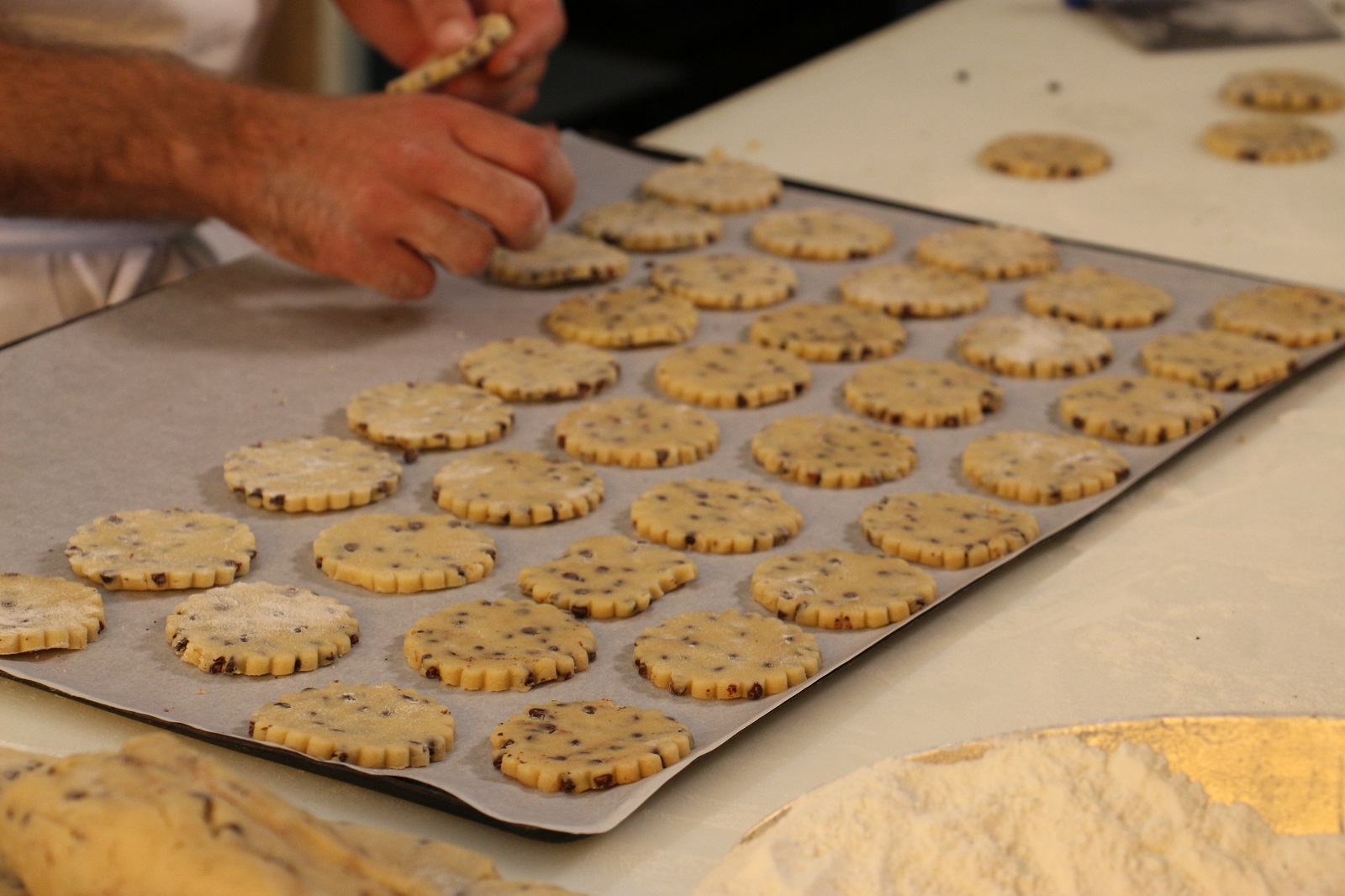 Fabrication de biscuits - Moulin de Soleils