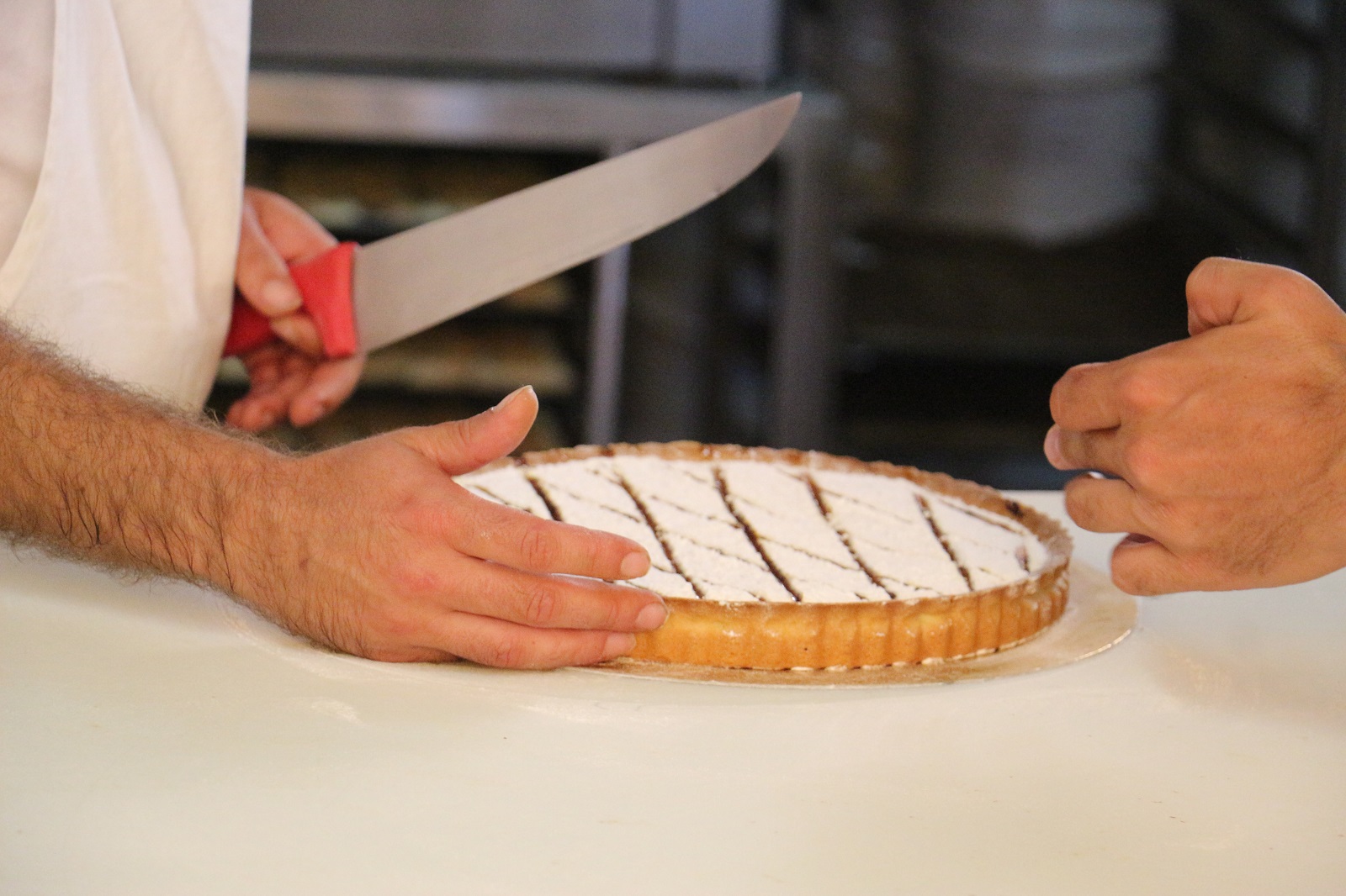 Fabrication de tarte - Moulin de Soleils