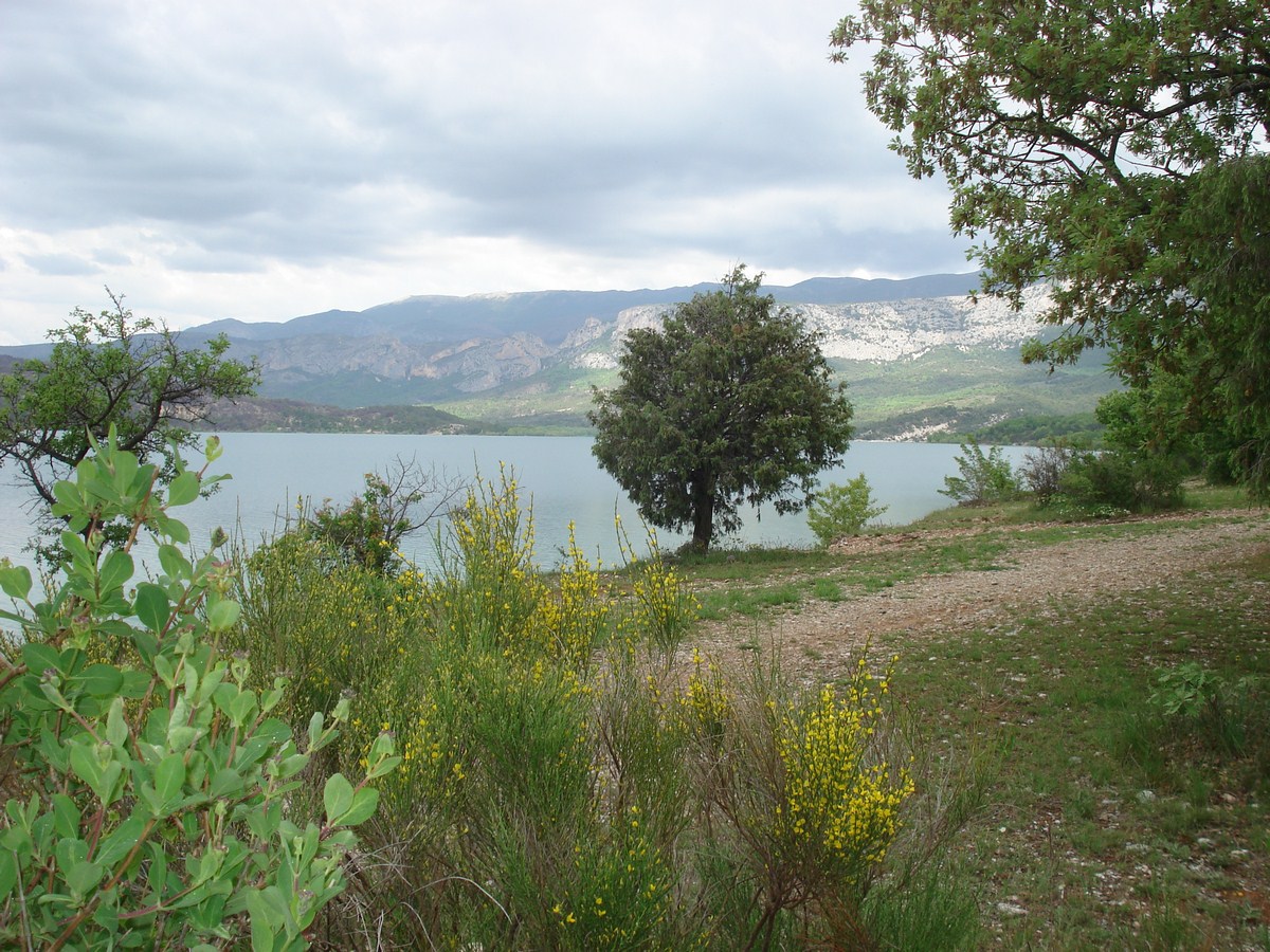 Vue sur le lac - Plage les Ruisses