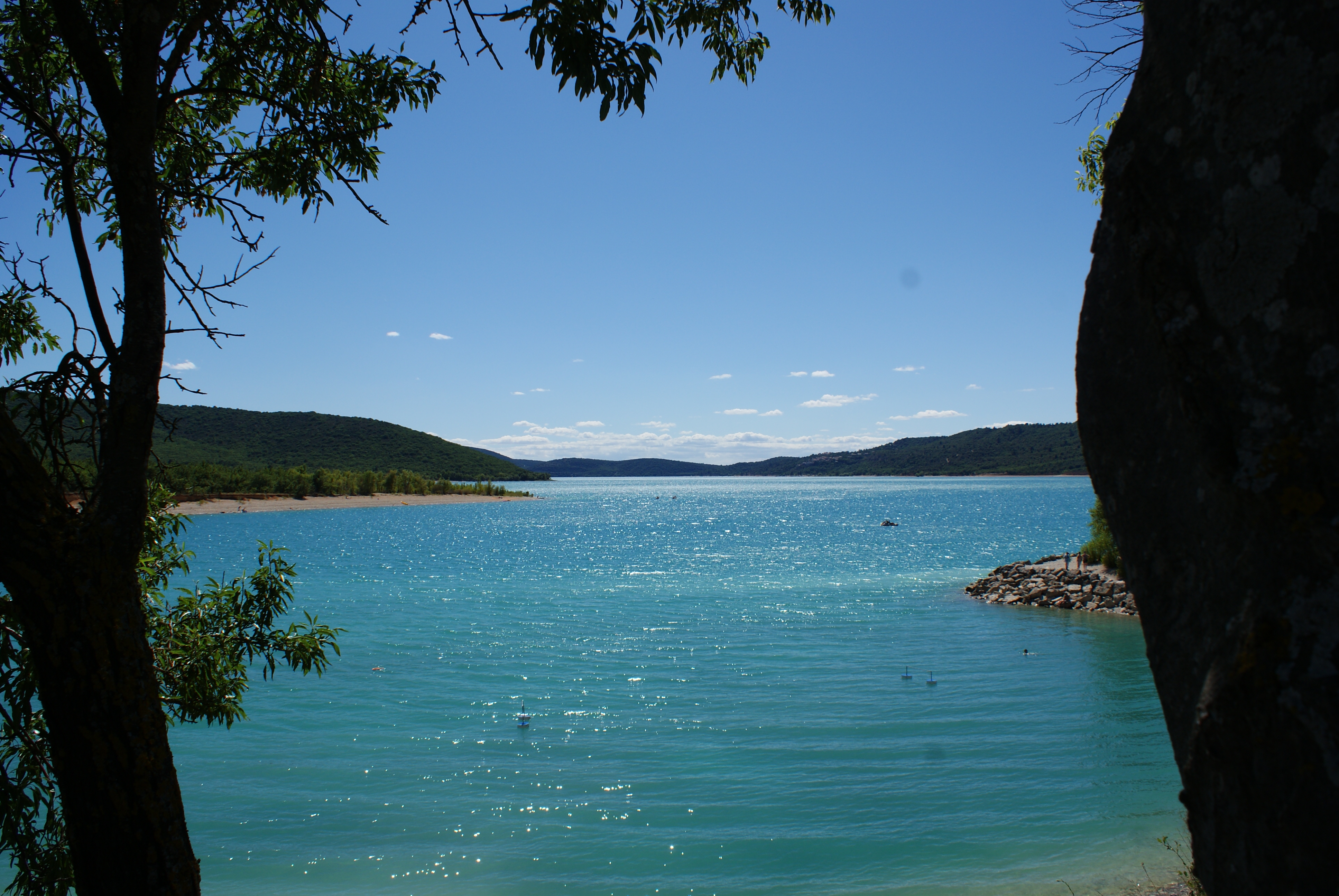 Vue sur le lac - Plage 