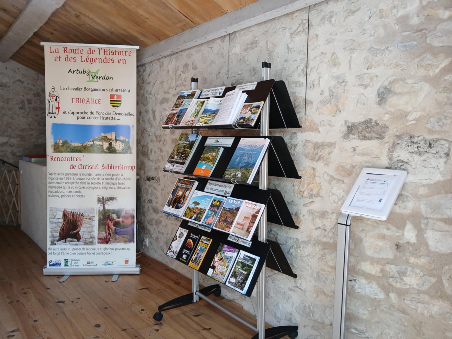 Intérieur - Point d'Information Touristique de Trigance