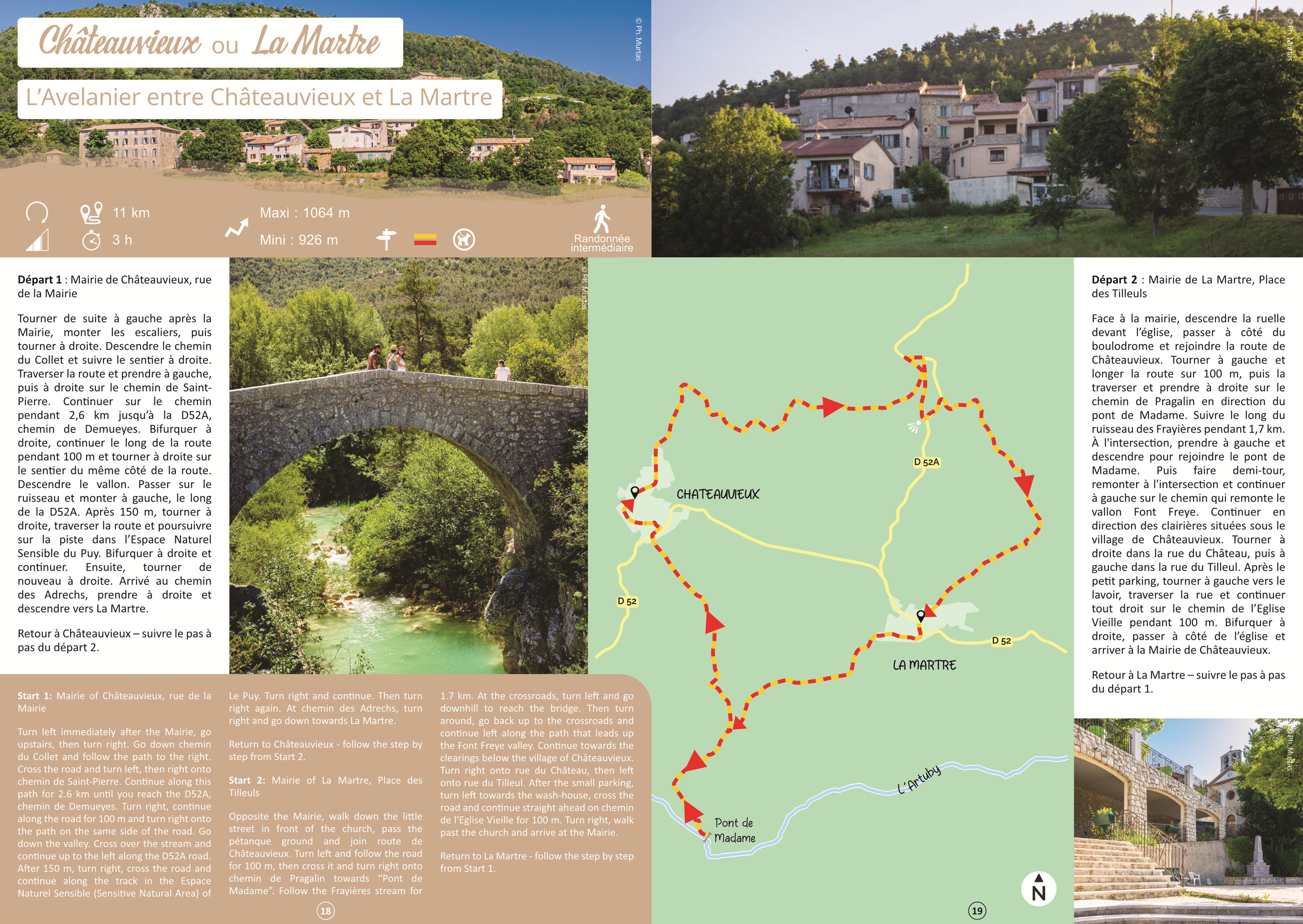 Parcours - L'Avelanier depuis La Martre