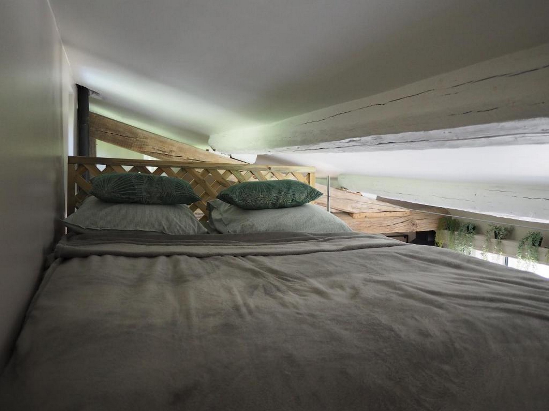 Couchage mezzanine - Chez Eddy et Caro : Gîte La Casita_Trigance