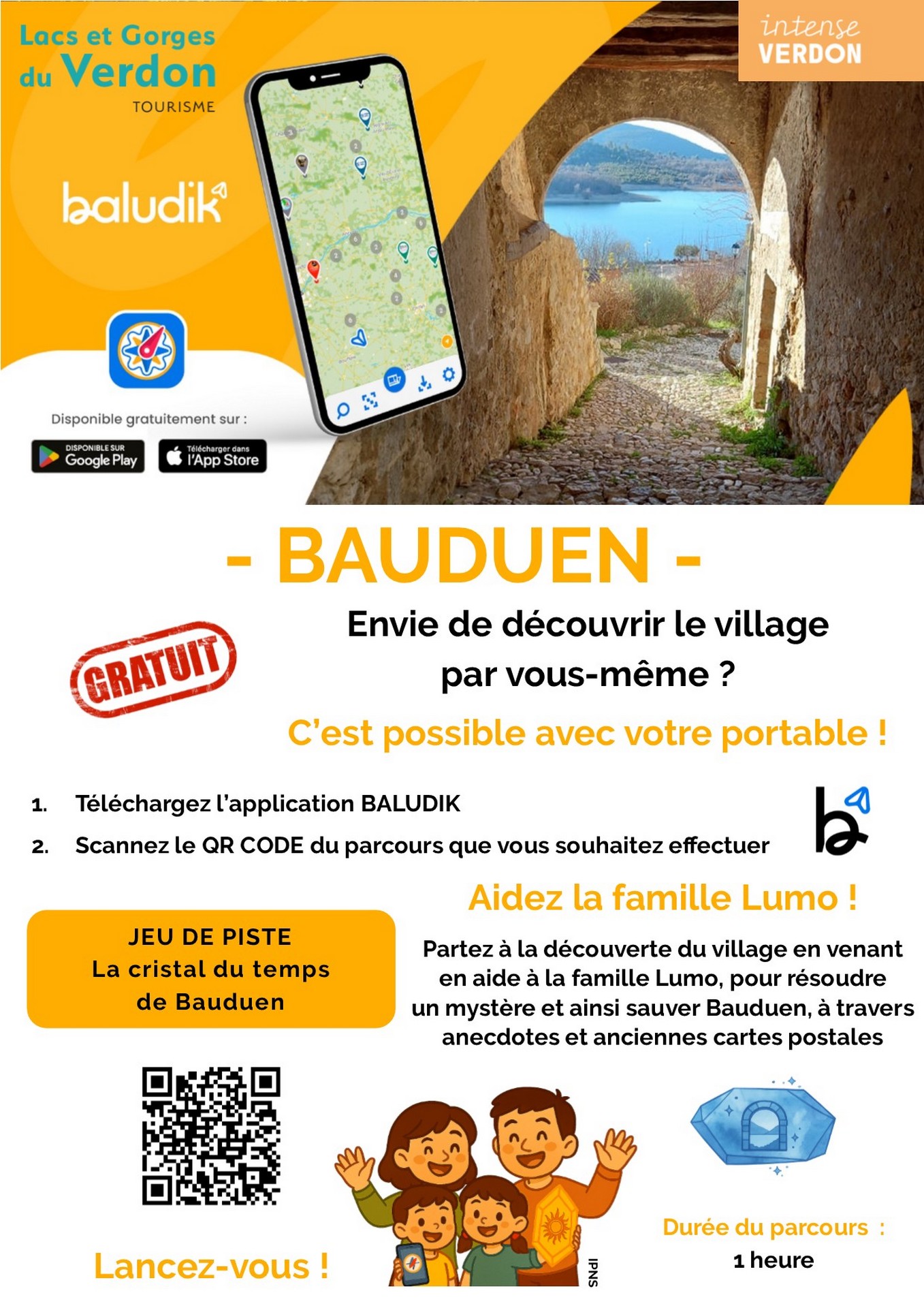 Baludik : Jeu de Piste - Le cristal du temps_Bauduen