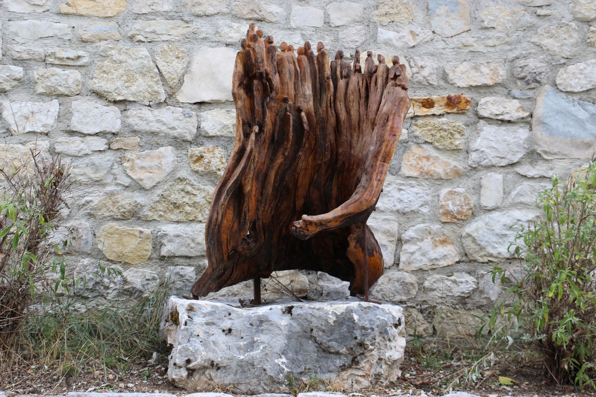 Sculpture Trigance - La Route de l'Histoire et des Légendes