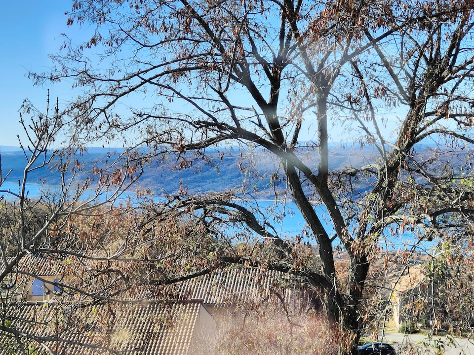Vue - Appartement donnant sur le lac de Sainte-Croix